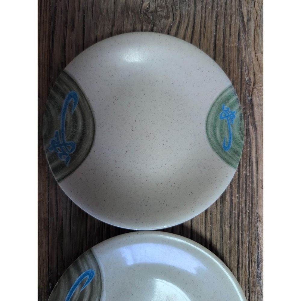 Tai Hong Wei Ware No 305 Six 5" X 5" Sushi Dipping Plates (6) - Picture 5 of 16